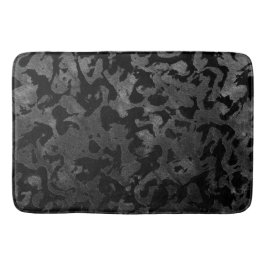 Modern Camo-Black en Dark Gray-camouflage Badmat