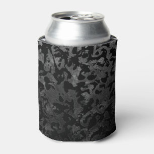 Modern Camo-Black en Dark Gray-camouflage Blikjeskoeler