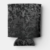 Modern Camo-Black en Dark Gray-camouflage Blikjeskoeler (Voorkant)