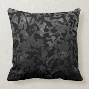 Modern Camo-Black en Dark Gray-camouflage Kussen