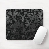 Modern Camo-Black en Dark Gray-camouflage Muismat (Met muis)