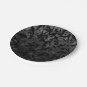 Modern Camo-Black en Dark Gray-camouflage Papieren Bordje (Gekanteld)
