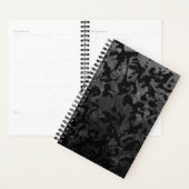 Modern Camo-Black en Dark Gray-camouflage Planner (Display)