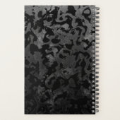 Modern Camo-Black en Dark Gray-camouflage Planner (Achterkant)