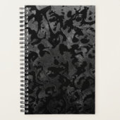 Modern Camo-Black en Dark Gray-camouflage Planner (Voorkant)