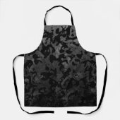 Modern Camo-Black en Dark Gray-camouflage Schort (Voorkant)