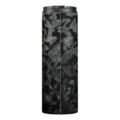 Modern Camo-Black en Dark Gray-camouflage Thermosbeker (Achterkant)