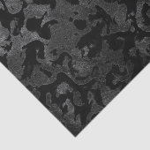 Modern Camo-Black en Dark Gray-camouflage Tissuepapier (Detail)