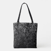Modern Camo-Black en Dark Gray-camouflage Tote Bag (Achterkant)