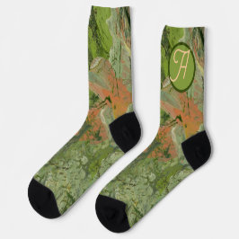 Modern Camouflage Design Voeg je Initiaal toe Sokken