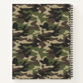 Modern Camouflage Pattern Name Black Notitieboek (Achterkant)