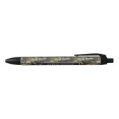 Modern Camouflage Pattern Name Black Zwarte Inkt Pen (Bovenkant)