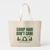 Modern Camp Bachelorette Green Grote Tote Bag (Achterkant)