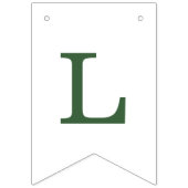 Modern Camp Bachelorette Green Vlaggetjes (Eerste vlag)