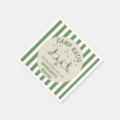 Modern Camp Bachelorette Party Servet (Hoek)