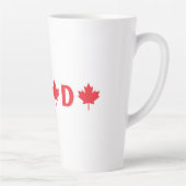 Modern Canadees land Vlag Souvenir Latte Mok (Rechts)