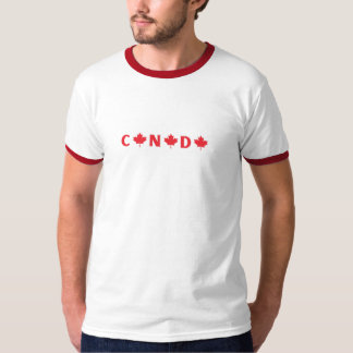 Modern Canadees land Vlag Souvenir T-shirt