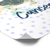 Modern Cancer Crab Zodiac Poster (Hoek)