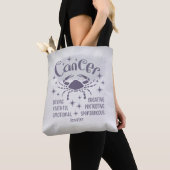 Modern Cancer Zodiac Horoscope Personalized Tote Bag (Dichtbij)