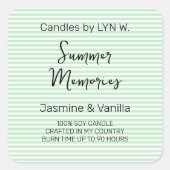 Modern Candle Product Label (Voorkant)