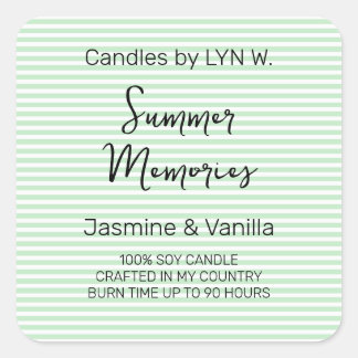 Modern Candle Product Label