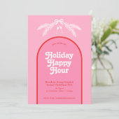 Modern Candy Cane kerstfeest Kaart (Staand voorkant)