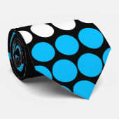 Modern Capri en White Polka Dot Stropdas (Opgerold)