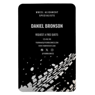 Modern Car Auto Mechanic Repair Service Fridge Magneet