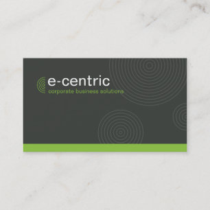 MODERN CARD trendy, dynamisch, centric grijs kalkg Visitekaartje