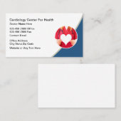 Modern Cardiologist Cardiovascular Business Cards Visitekaartje (Voorkant / Achterkant)