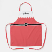 Modern Carmine Red Holiday Monogram Schort (Voorkant)