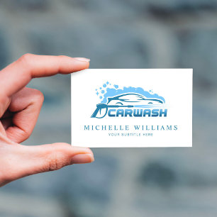Modern Carwash Service Company Visitekaartje