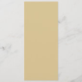 Modern Cashmere Wedding Order of Service Programmakaart (Achterkant)