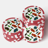 "Modern Casino Chips 3D Art Design" (Opstapeling)