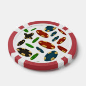 "Modern Casino Chips 3D Art Design" (Enkel)