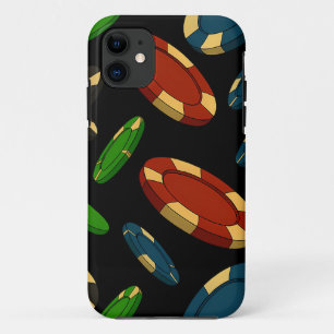 Modern Casino Chips 3D Art Design Case-Mate iPhone Case