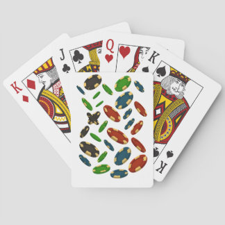 "Modern Casino Chips 3D Art Design" Pokerkaarten