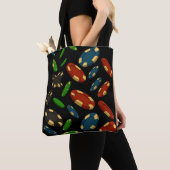 "Modern Casino Chips 3D Art Design" Tote Bag (Dichtbij)