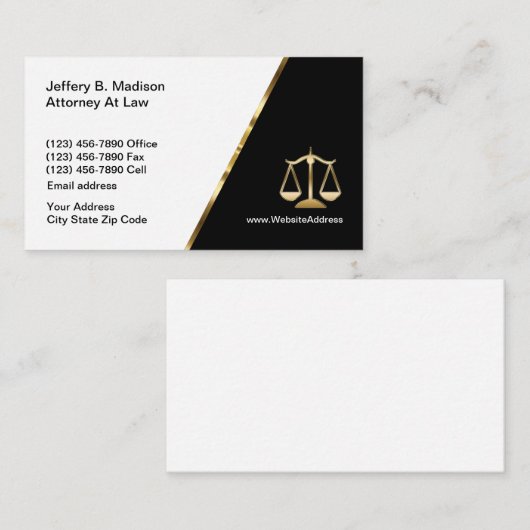 Modern Cassy Law Kantoor Visitekaartje (Voorkant / Achterkant)