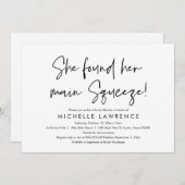 Modern Casual en vun, Vrijgezellenfeest Beach Part Kaart (Voorkant / Achterkant)