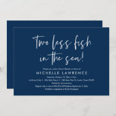 Modern Casual en vun, Vrijgezellenfeest Beach Part Kaart (Voorkant / Achterkant)