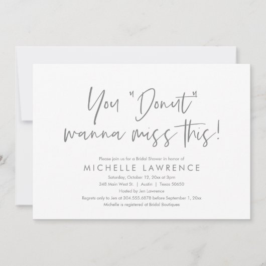 Modern Casual en vun, Vrijgezellenfeest Beach Part Kaart (Voorkant)