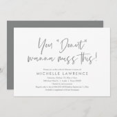 Modern Casual en vun, Vrijgezellenfeest Beach Part Kaart (Voorkant / Achterkant)