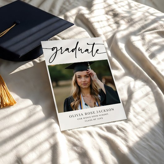 Modern Casual foto Afstuderen Kaart