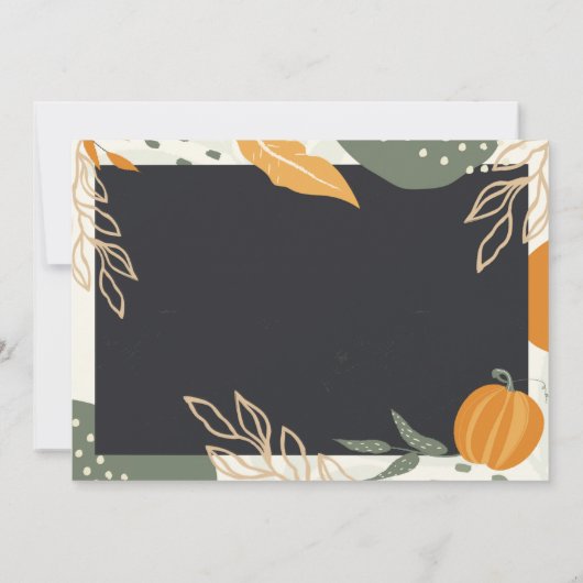 Modern Casual Laten we Bedankt eten geven Kaart (Achterkant)