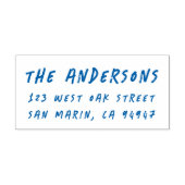 Modern Casual Leuk Handschrift Retouradres Zelfinktende Stempel (Design)