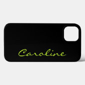 Modern Casual monogram op maat Case-Mate iPhone Case (Achterkant (horizontaal))