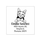 Modern Cat Return-adres Rubberstempel (Afrduk)