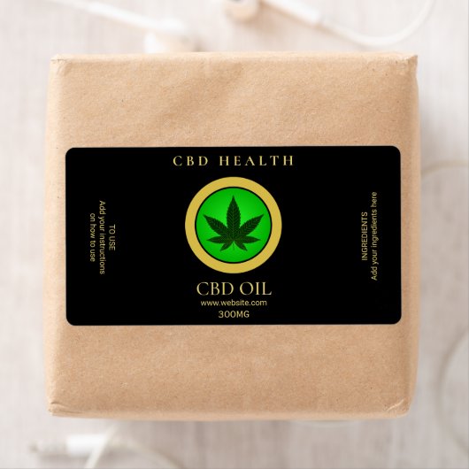 Modern CBD Oil Labels (Insitu)