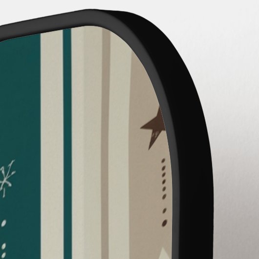 Modern Celestial Triple Vertical Stripe Pickleball Paddle (Links Detail)